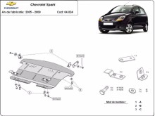 Acier plaque couvercle cache protection moteur Chevrolet Spark (2005-2009)