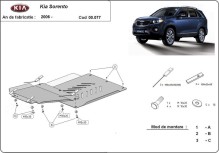 Acier plaque couvercle cache protection moteur Kia Sportage (2006-2010)