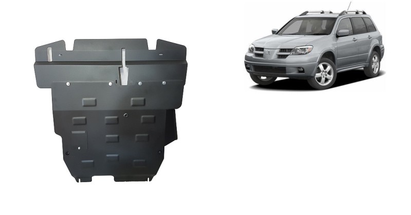 Acier plaque couvercle cache protection moteur Mitsubishi Outlander (2002-2006)