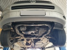 Aluminium plaque couvercle cache protection moteur Volkswagen Transporter (2015-2018)