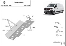 Acier plaque couvercle cache protection catalyseur système Start-Stop Renault Master (2024-2026)