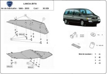 Acier plaque couvercle cache protection moteur Land Rover Discovery Sport (1995-2003)