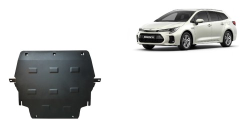 Acier plaque couvercle cache protection moteur Suzuki Swace (2020-2026)
