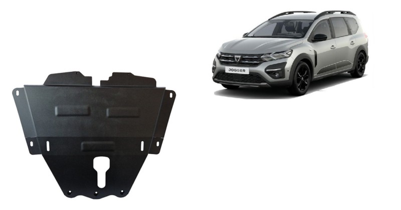 Acier plaque couvercle cache protection moteur Dacia Jogger (2021-2026)