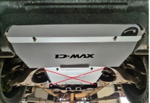 Acier plaque couvercle cache protection de radiateur Isuzu D-Max (2019-2026)