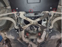 Acier plaque couvercle cache protection boîte de vitesses Audi A4 B9 (2016-2026)