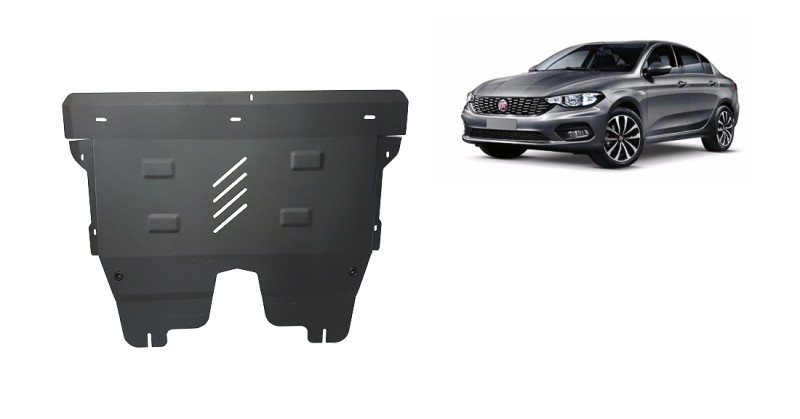 Acier plaque couvercle cache protection moteur Fiat Tipo (2015-2026)
