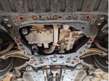 Acier plaque couvercle cache protection moteur Dacia Spring (2015-2026)