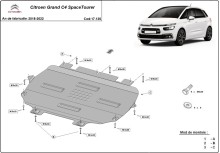 Acier plaque couvercle cache protection moteur Peugeot 508 (2018-2022)