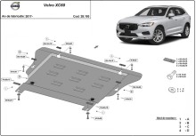 Acier plaque couvercle cache protection moteur électrique arrière Tesla Modèle Y AWD (2017-2026)