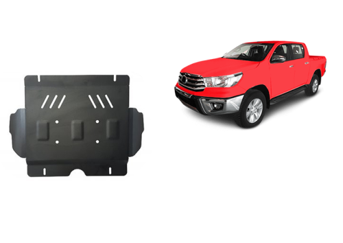 Acier plaque couvercle cache protection moteur Toyota Hilux Revo (2016-2026)