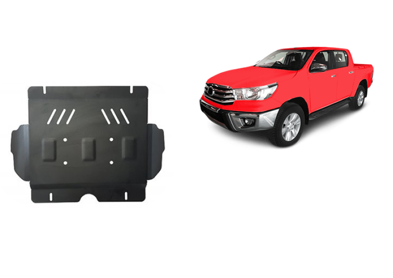 Acier plaque couvercle cache protection moteur Toyota Hilux Revo (2016-2021)