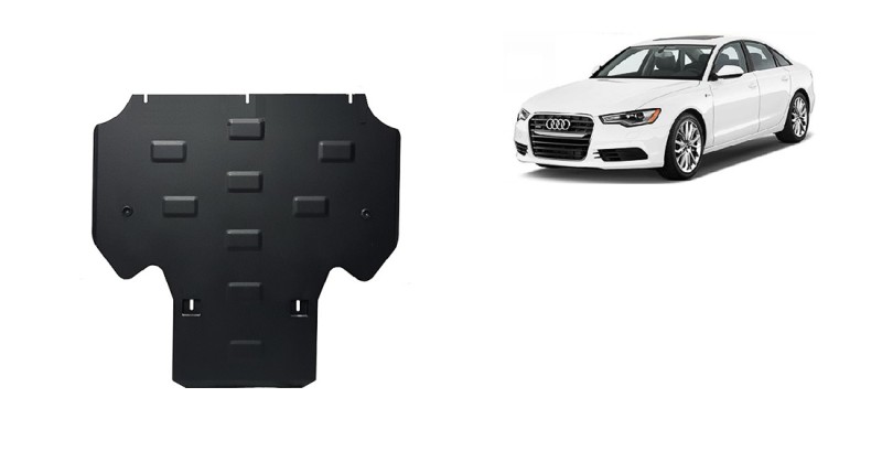 Acier plaque couvercle cache protection boîte de vitesses Audi A6 (2011-2018)