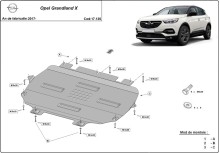 Acier plaque couvercle cache protection moteur Citroen C4 (2017-2026)