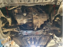 Acier plaque couvercle cache protection moteur Mazda 6 (2003-2009)