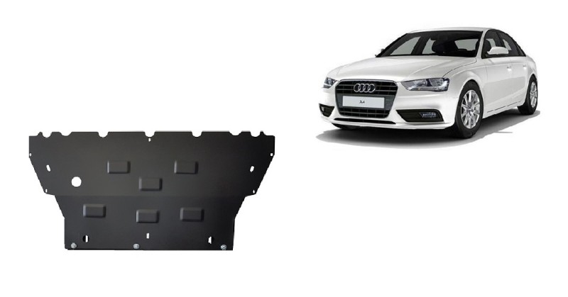 Acier plaque couvercle cache protection moteur Audi A4 B9 All Road (2015-2026)