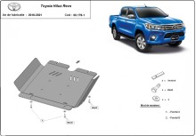 Stalowa Osłona skrzyni biegów Toyota Hilux Revo - Aluminium (2016-2026)