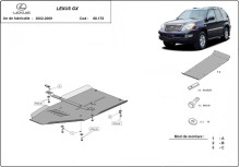 Aluminium plaque couvercle cache protection boîte de vitesses Lexus GX (2002-2009)