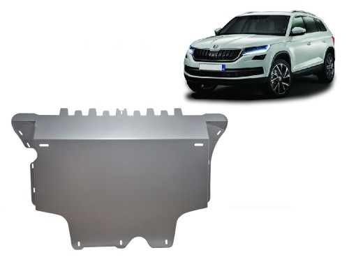 Aluminium Osłona pod silnik Skoda Kodiaq (2016-2024)