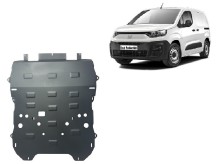 Acier plaque couvercle cache protection moteur Fiat Doblo (2023-2026)