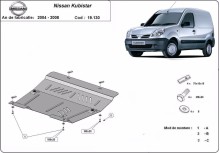 Acier plaque couvercle cache protection moteur Nissan Kubistar (2004-2008)