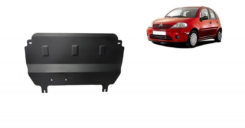 Acier plaque couvercle cache protection moteur Citroen C3 (2003-2018)