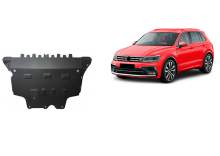 Acier plaque couvercle cache protection moteur Volkswagen Touareg (2016-2024)