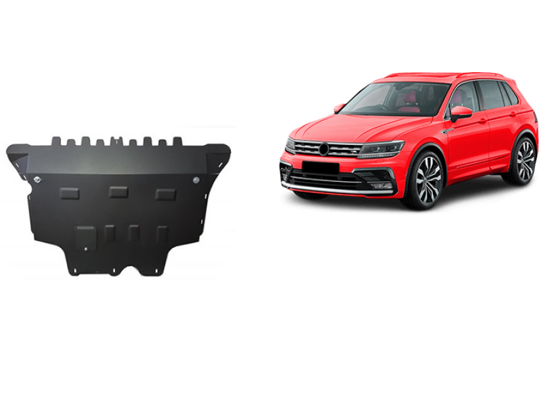 Acier plaque couvercle cache protection moteur Volkswagen Touareg (2016-2024)
