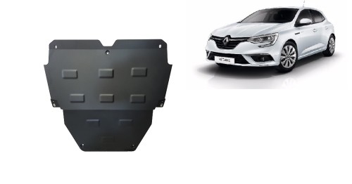 Acier plaque couvercle cache protection moteur Renault Megane 3 (2016-2026)