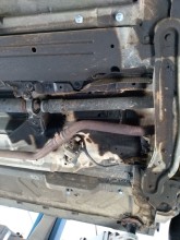 Acier plaque couvercle cache protection de FAP DPF Dacia Duster (2010-2013)