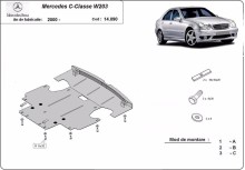 Acier plaque couvercle cache protection moteur Mercedes E-Classe W212 (2000-2007)