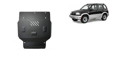 Acier plaque couvercle cache protection moteur Suzuki Grand Vitara (1999-2005)