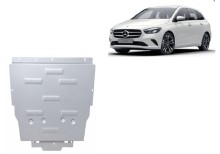 Aluminium plaque couvercle cache protection moteur Mercedes B-Classe (2018-2026)