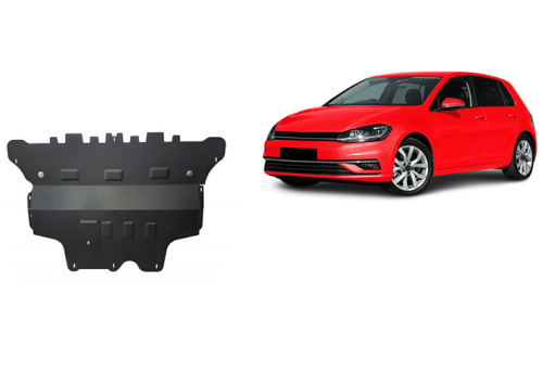 Stalowa Osłona pod silnik VW Golf 7 - reczna skrzynia biegow (2012-2020)