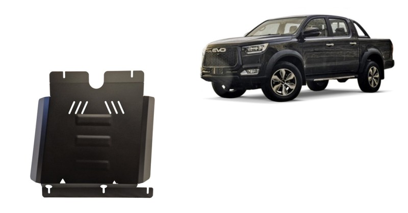 Acier plaque couvercle cache protection boîte de vitesses Evo Cross 4 (2018-2026)