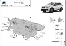 Stalowa Osłona pod silnik Subaru Forester 5 Hybrid (2018-2026)