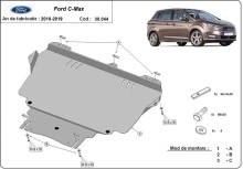 Acier plaque couvercle cache protection moteur Ford C - Max (2010-2019)