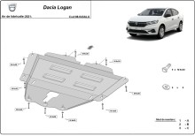 Aluminium plaque couvercle cache protection moteur Dacia Logan III (2021-2026)