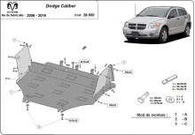 Acier plaque couvercle cache protection moteur Dodge Caliber (2006-2016)