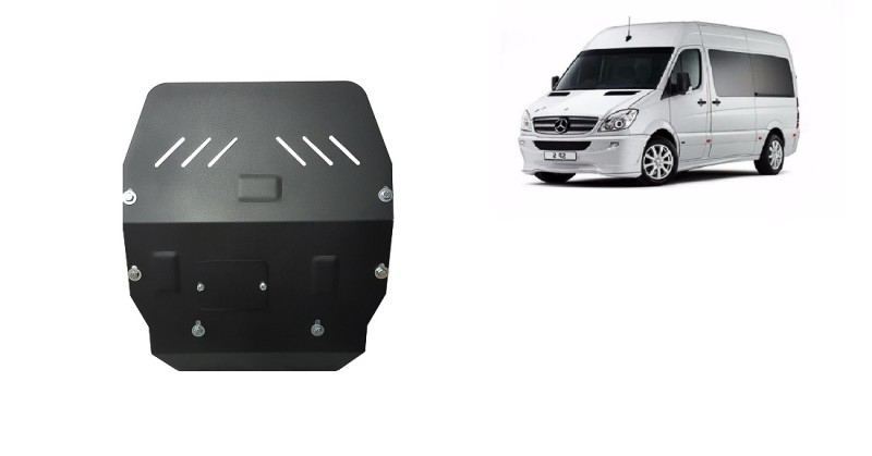 Acier plaque couvercle cache protection moteur Mercedes Viano W447, 2.2 D, 4x4 (2006-2017)