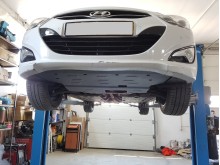 Acier plaque couvercle cache protection moteur Hyundai i40 (2015-2019)