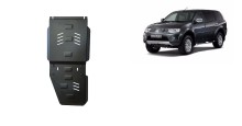 Acier plaque couvercle cache protection boîte de vitesses Mitsubishi Shogun Sport (2008-2016)