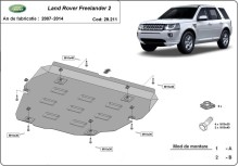 Acier plaque couvercle cache protection moteur Land Rover Freelander (2007-2014)