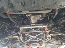 Stalowa Osłona pod silnik Audi A4 B8 All Road, diesel (2008-2014)