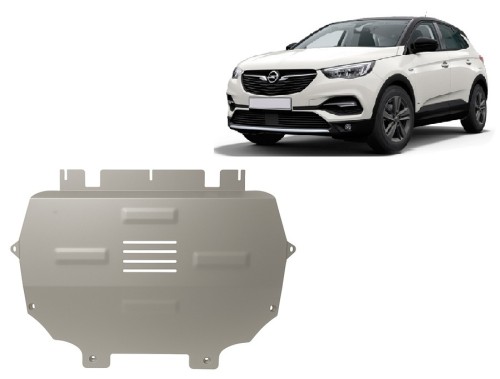 Stalowa Osłona pod silnik Opel Grandland X Aluminium (2017-2026)