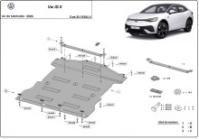 Aluminium plaque couvercle cache protection moteur Volkswagen ID (2022-2026)