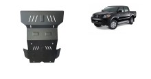 Acier plaque couvercle cache protection moteur Toyota Hilux (2004-2015)