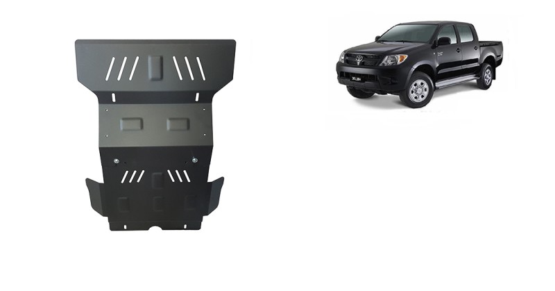 Acier plaque couvercle cache protection moteur Toyota Hilux (2004-2015)