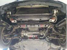 Acier plaque couvercle cache protection moteur Mercedes C-Classe (2014-2021)