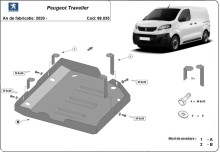 Stalowa Stalowa Osłona AdBlue Peugeot Traveller (2020-2026)